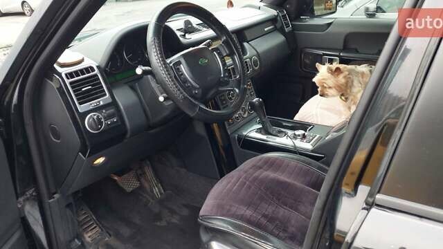 Черный Ленд Ровер Рендж Ровер, объемом двигателя 3.63 л и пробегом 320 тыс. км за 15000 $, фото 14 на Automoto.ua