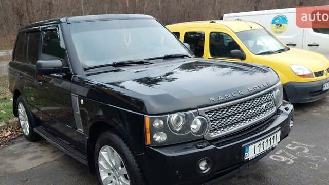 Черный Ленд Ровер Рендж Ровер, объемом двигателя 3.63 л и пробегом 320 тыс. км за 15000 $, фото 2 на Automoto.ua