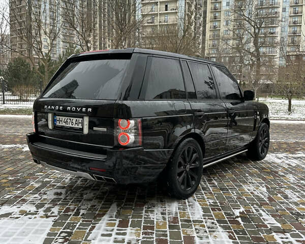 Черный Ленд Ровер Рендж Ровер, объемом двигателя 5 л и пробегом 195 тыс. км за 14500 $, фото 4 на Automoto.ua