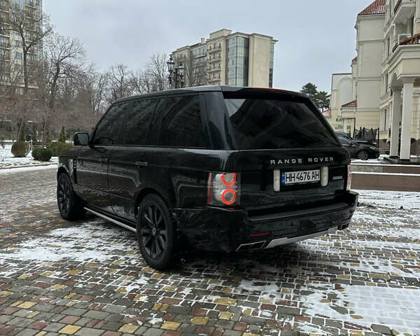 Черный Ленд Ровер Рендж Ровер, объемом двигателя 5 л и пробегом 195 тыс. км за 14500 $, фото 6 на Automoto.ua