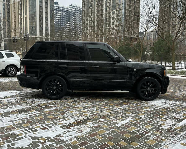 Черный Ленд Ровер Рендж Ровер, объемом двигателя 5 л и пробегом 195 тыс. км за 14500 $, фото 3 на Automoto.ua