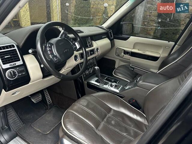 Чорний Ленд Ровер Рендж Ровер, об'ємом двигуна 5 л та пробігом 189 тис. км за 14500 $, фото 4 на Automoto.ua