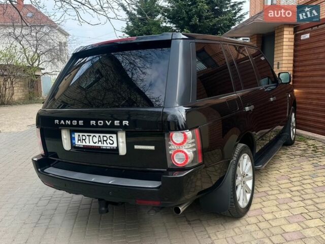 Чорний Ленд Ровер Рендж Ровер, об'ємом двигуна 5 л та пробігом 200 тис. км за 10999 $, фото 12 на Automoto.ua