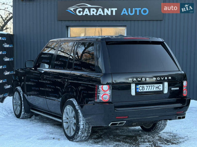 Чорний Ленд Ровер Рендж Ровер, об'ємом двигуна 5 л та пробігом 190 тис. км за 13999 $, фото 8 на Automoto.ua