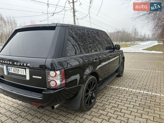 Черный Ленд Ровер Рендж Ровер, объемом двигателя 5 л и пробегом 220 тыс. км за 14000 $, фото 7 на Automoto.ua