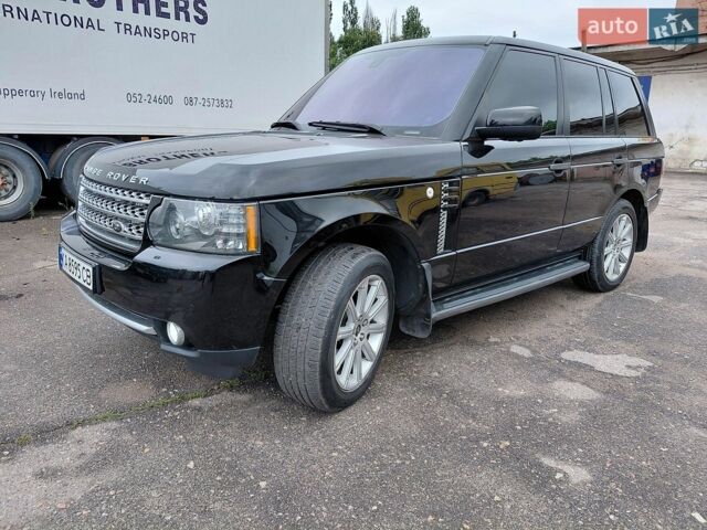 Чорний Ленд Ровер Рендж Ровер, об'ємом двигуна 5 л та пробігом 204 тис. км за 21900 $, фото 1 на Automoto.ua