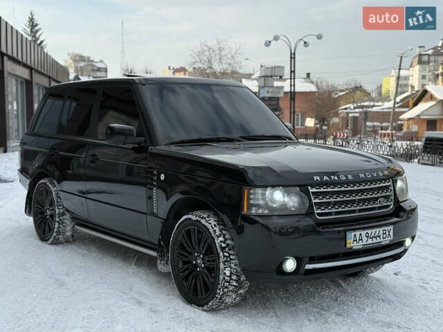 Черный Ленд Ровер Рендж Ровер, объемом двигателя 5 л и пробегом 212 тыс. км за 12999 $, фото 4 на Automoto.ua