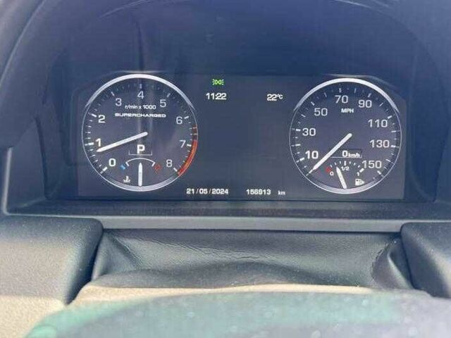 Черный Ленд Ровер Рендж Ровер, объемом двигателя 5 л и пробегом 156 тыс. км за 12500 $, фото 13 на Automoto.ua