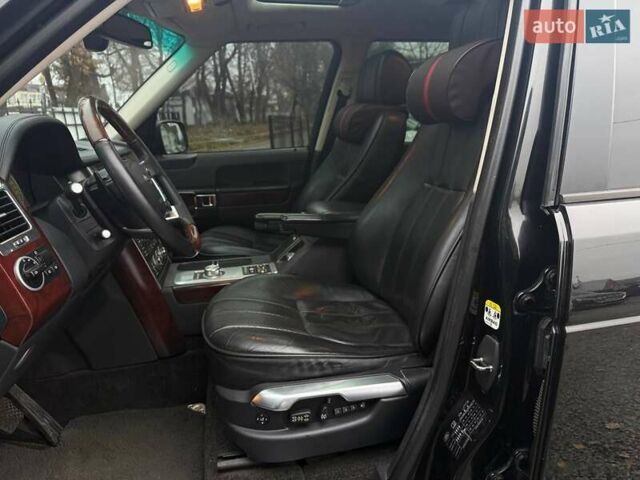 Черный Ленд Ровер Рендж Ровер, объемом двигателя 4.37 л и пробегом 171 тыс. км за 19500 $, фото 20 на Automoto.ua