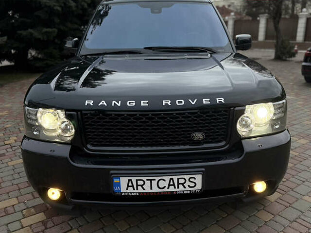 Черный Ленд Ровер Рендж Ровер, объемом двигателя 5 л и пробегом 240 тыс. км за 12500 $, фото 2 на Automoto.ua