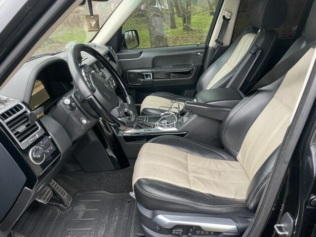 Черный Ленд Ровер Рендж Ровер, объемом двигателя 5 л и пробегом 218 тыс. км за 14999 $, фото 14 на Automoto.ua