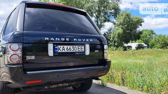 Черный Ленд Ровер Рендж Ровер, объемом двигателя 5 л и пробегом 184 тыс. км за 12800 $, фото 16 на Automoto.ua