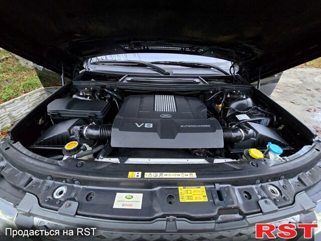 Черный Ленд Ровер Рендж Ровер, объемом двигателя 5 л и пробегом 199 тыс. км за 17000 $, фото 13 на Automoto.ua