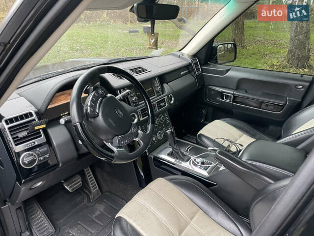 Чорний Ленд Ровер Рендж Ровер, об'ємом двигуна 5 л та пробігом 217 тис. км за 15500 $, фото 10 на Automoto.ua