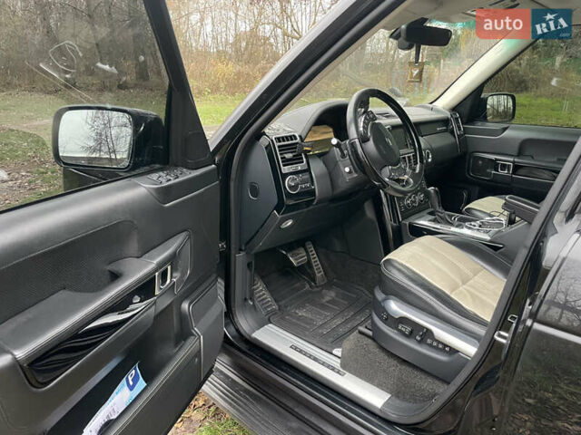 Чорний Ленд Ровер Рендж Ровер, об'ємом двигуна 5 л та пробігом 217 тис. км за 15500 $, фото 16 на Automoto.ua