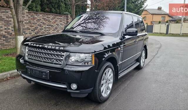 Чорний Ленд Ровер Рендж Ровер, об'ємом двигуна 5 л та пробігом 186 тис. км за 18700 $, фото 1 на Automoto.ua