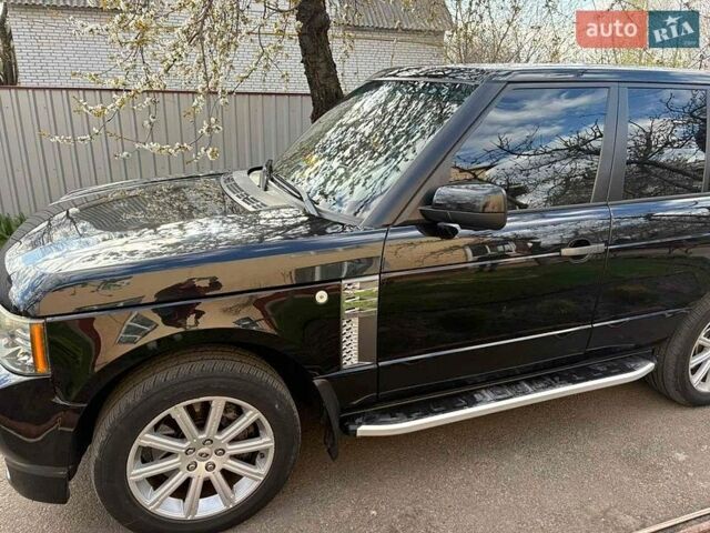 Черный Ленд Ровер Рендж Ровер, объемом двигателя 4.37 л и пробегом 186 тыс. км за 19000 $, фото 7 на Automoto.ua
