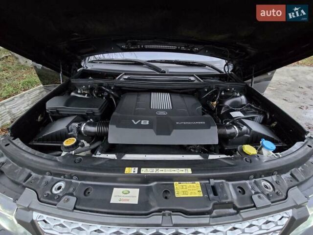 Черный Ленд Ровер Рендж Ровер, объемом двигателя 5 л и пробегом 190 тыс. км за 17000 $, фото 7 на Automoto.ua