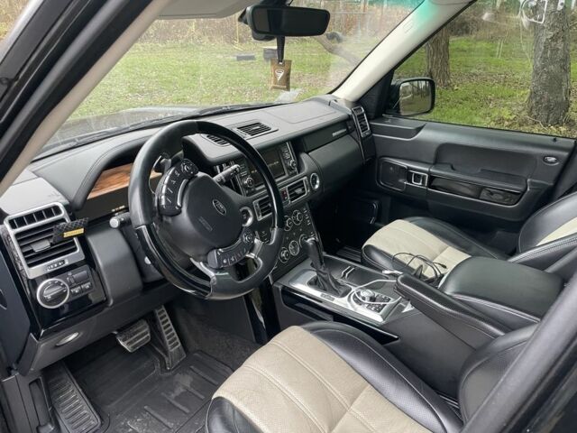 Черный Ленд Ровер Рендж Ровер, объемом двигателя 5 л и пробегом 218 тыс. км за 14999 $, фото 13 на Automoto.ua