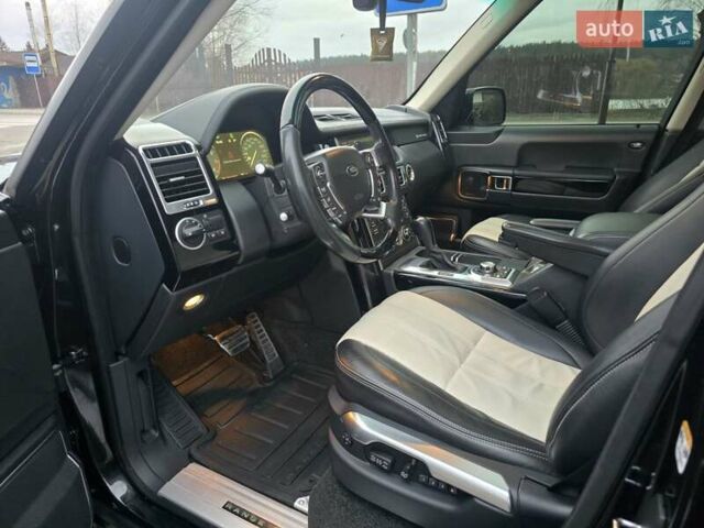 Черный Ленд Ровер Рендж Ровер, объемом двигателя 5 л и пробегом 190 тыс. км за 17000 $, фото 45 на Automoto.ua