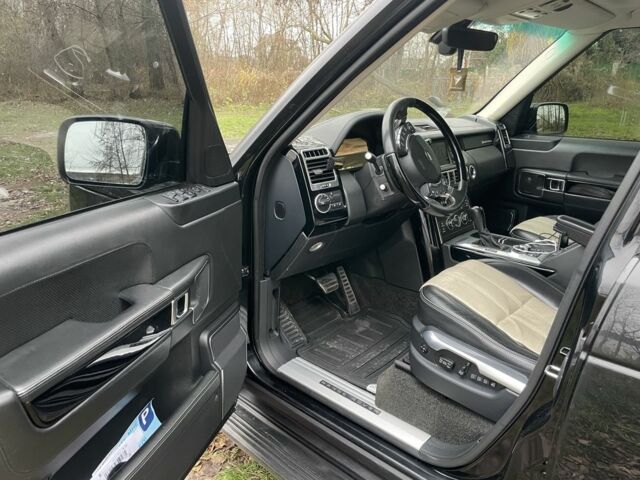 Черный Ленд Ровер Рендж Ровер, объемом двигателя 5 л и пробегом 218 тыс. км за 14999 $, фото 11 на Automoto.ua