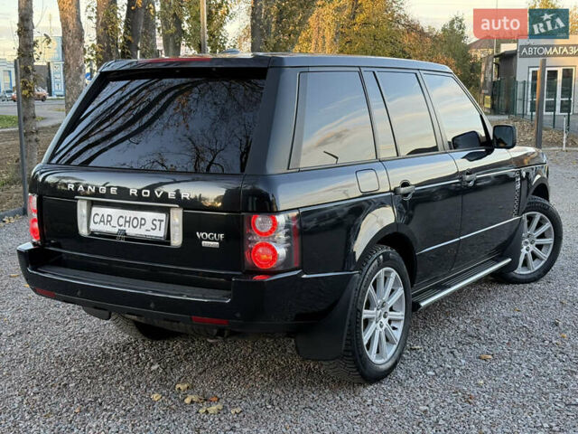 Чорний Ленд Ровер Рендж Ровер, об'ємом двигуна 4.39 л та пробігом 186 тис. км за 19600 $, фото 1 на Automoto.ua