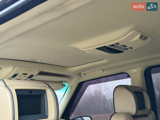 Черный Ленд Ровер Рендж Ровер, объемом двигателя 5 л и пробегом 195 тыс. км за 16000 $, фото 17 на Automoto.ua