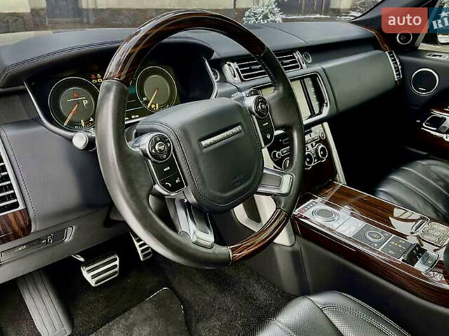 Чорний Ленд Ровер Рендж Ровер, об'ємом двигуна 5 л та пробігом 220 тис. км за 31200 $, фото 21 на Automoto.ua