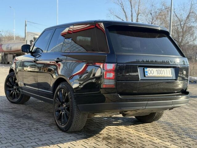 Черный Ленд Ровер Рендж Ровер, объемом двигателя 4.4 л и пробегом 200 тыс. км за 36000 $, фото 12 на Automoto.ua