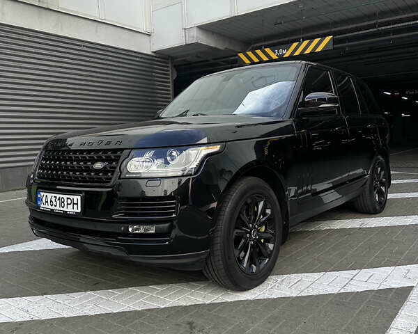 Черный Ленд Ровер Рендж Ровер, объемом двигателя 4.4 л и пробегом 218 тыс. км за 36000 $, фото 3 на Automoto.ua
