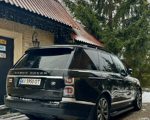 Чорний Ленд Ровер Рендж Ровер, об'ємом двигуна 5 л та пробігом 220 тис. км за 31200 $, фото 4 на Automoto.ua