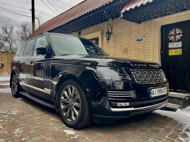Черный Ленд Ровер Рендж Ровер, объемом двигателя 5 л и пробегом 220 тыс. км за 31200 $, фото 3 на Automoto.ua