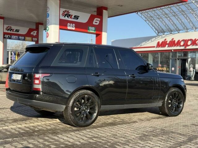 Черный Ленд Ровер Рендж Ровер, объемом двигателя 4.4 л и пробегом 200 тыс. км за 36000 $, фото 4 на Automoto.ua