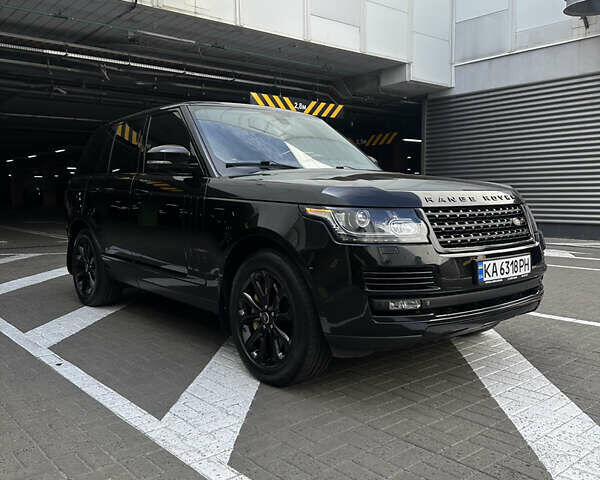 Черный Ленд Ровер Рендж Ровер, объемом двигателя 4.4 л и пробегом 218 тыс. км за 36000 $, фото 1 на Automoto.ua