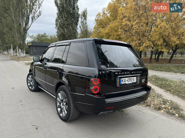 Чорний Ленд Ровер Рендж Ровер, об'ємом двигуна 4.37 л та пробігом 320 тис. км за 22000 $, фото 3 на Automoto.ua