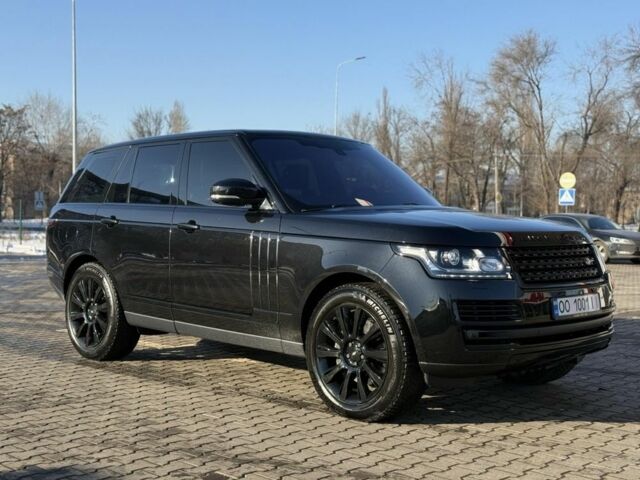 Черный Ленд Ровер Рендж Ровер, объемом двигателя 4.4 л и пробегом 200 тыс. км за 36000 $, фото 1 на Automoto.ua