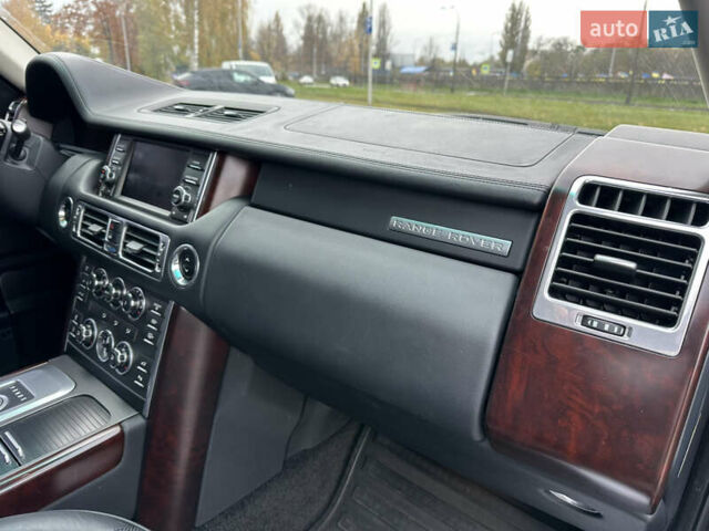 Черный Ленд Ровер Рендж Ровер, объемом двигателя 4.37 л и пробегом 270 тыс. км за 19500 $, фото 12 на Automoto.ua