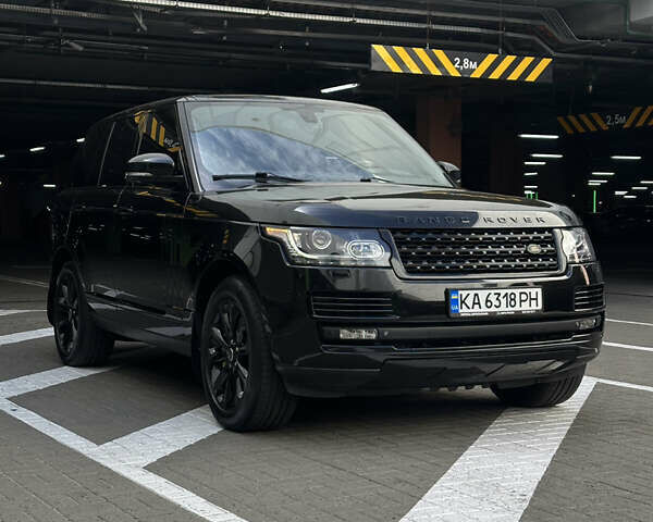 Черный Ленд Ровер Рендж Ровер, объемом двигателя 4.4 л и пробегом 218 тыс. км за 36000 $, фото 2 на Automoto.ua