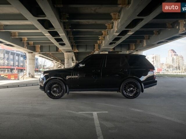Черный Ленд Ровер Рендж Ровер, объемом двигателя 5 л и пробегом 52 тыс. км за 43500 $, фото 1 на Automoto.ua