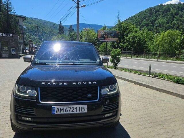 Чорний Ленд Ровер Рендж Ровер, об'ємом двигуна 5 л та пробігом 186 тис. км за 28999 $, фото 5 на Automoto.ua