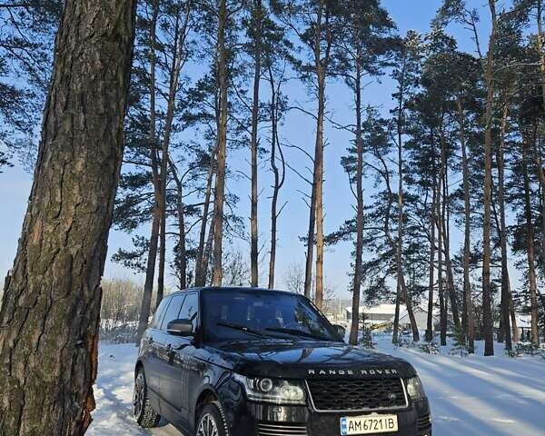 Черный Ленд Ровер Рендж Ровер, объемом двигателя 5 л и пробегом 186 тыс. км за 35000 $, фото 18 на Automoto.ua