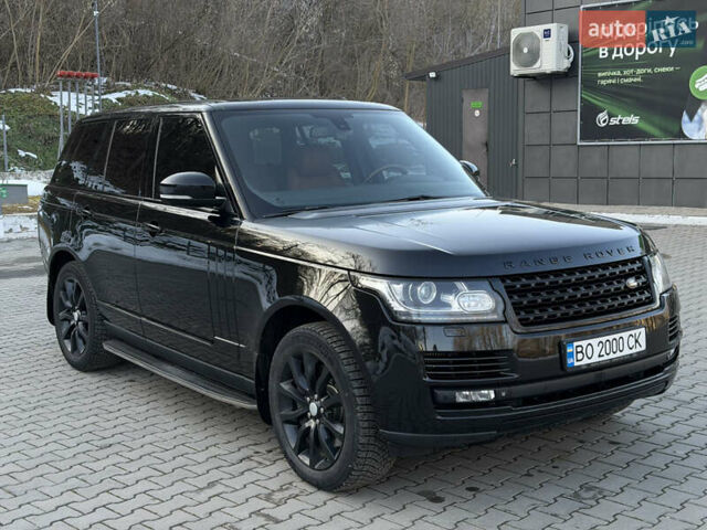 Черный Ленд Ровер Рендж Ровер, объемом двигателя 4.37 л и пробегом 200 тыс. км за 36500 $, фото 2 на Automoto.ua