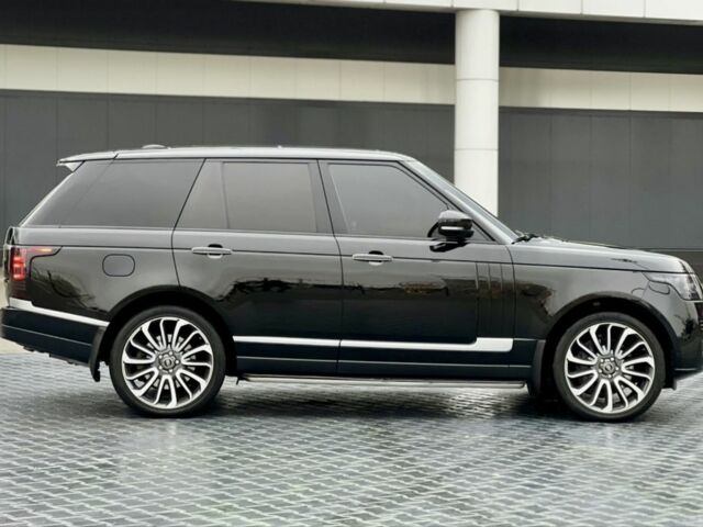 Чорний Ленд Ровер Рендж Ровер, об'ємом двигуна 5 л та пробігом 100 тис. км за 35000 $, фото 12 на Automoto.ua