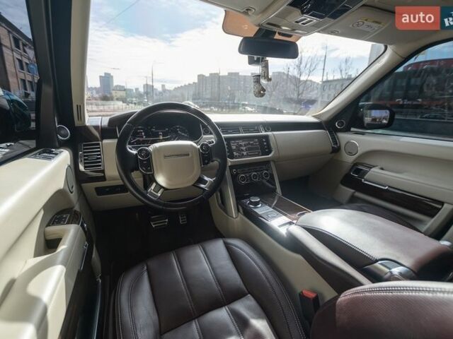 Черный Ленд Ровер Рендж Ровер, объемом двигателя 5 л и пробегом 52 тыс. км за 43500 $, фото 15 на Automoto.ua