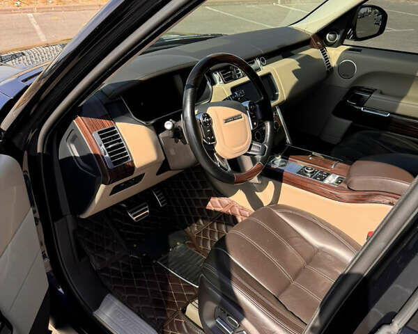 Черный Ленд Ровер Рендж Ровер, объемом двигателя 4.4 л и пробегом 152 тыс. км за 40000 $, фото 10 на Automoto.ua