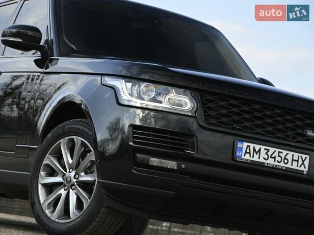 Черный Ленд Ровер Рендж Ровер, объемом двигателя 4.4 л и пробегом 205 тыс. км за 33900 $, фото 4 на Automoto.ua
