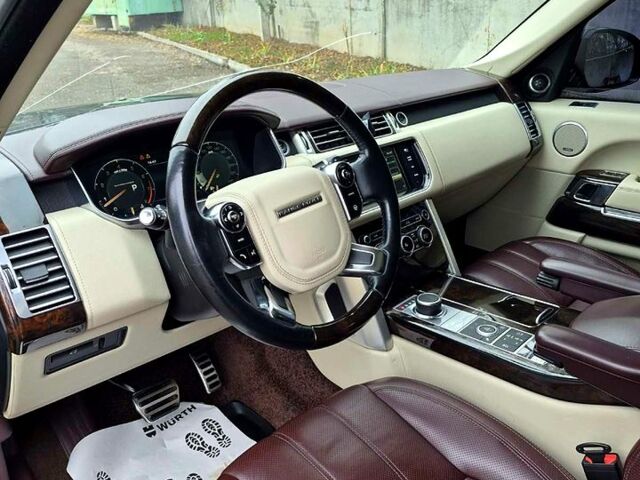 Чорний Ленд Ровер Рендж Ровер, об'ємом двигуна 5 л та пробігом 170 тис. км за 30000 $, фото 5 на Automoto.ua