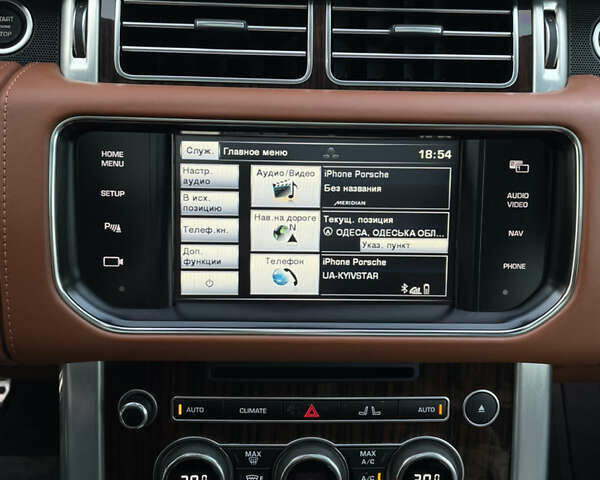 Чорний Ленд Ровер Рендж Ровер, об'ємом двигуна 5 л та пробігом 125 тис. км за 41000 $, фото 86 на Automoto.ua