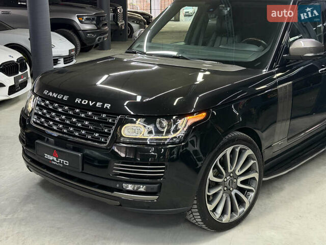 Черный Ленд Ровер Рендж Ровер, объемом двигателя 5 л и пробегом 150 тыс. км за 37500 $, фото 8 на Automoto.ua