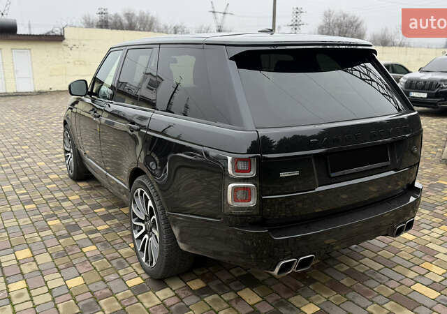 Черный Ленд Ровер Рендж Ровер, объемом двигателя 5 л и пробегом 150 тыс. км за 39800 $, фото 7 на Automoto.ua
